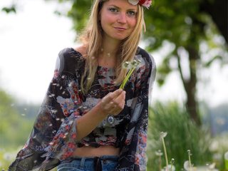 Frühlingshooting mit Lisa